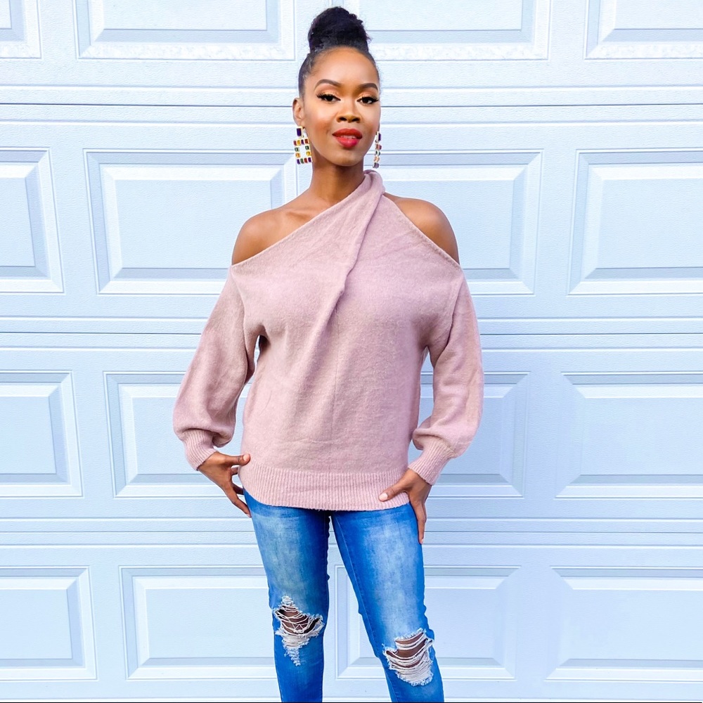 Multi-style sweater (Mocha) - Picture 2 of 4